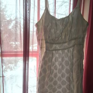 PLUS SIZE • White Polka Dot Dress • Size 24
